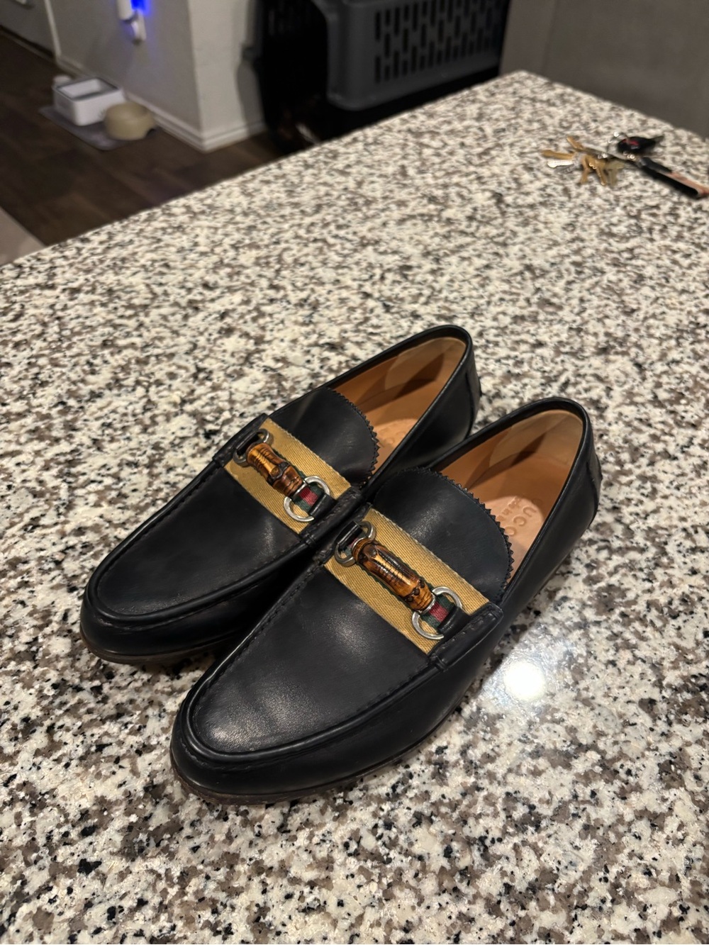 Gucci Horsebit Leather Loafers | Black | 7
